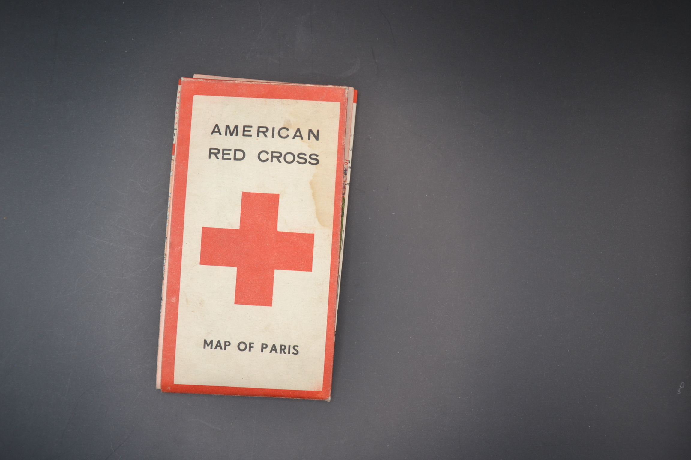 militaria : PLAN DE PARIS US RED CROSS 1944