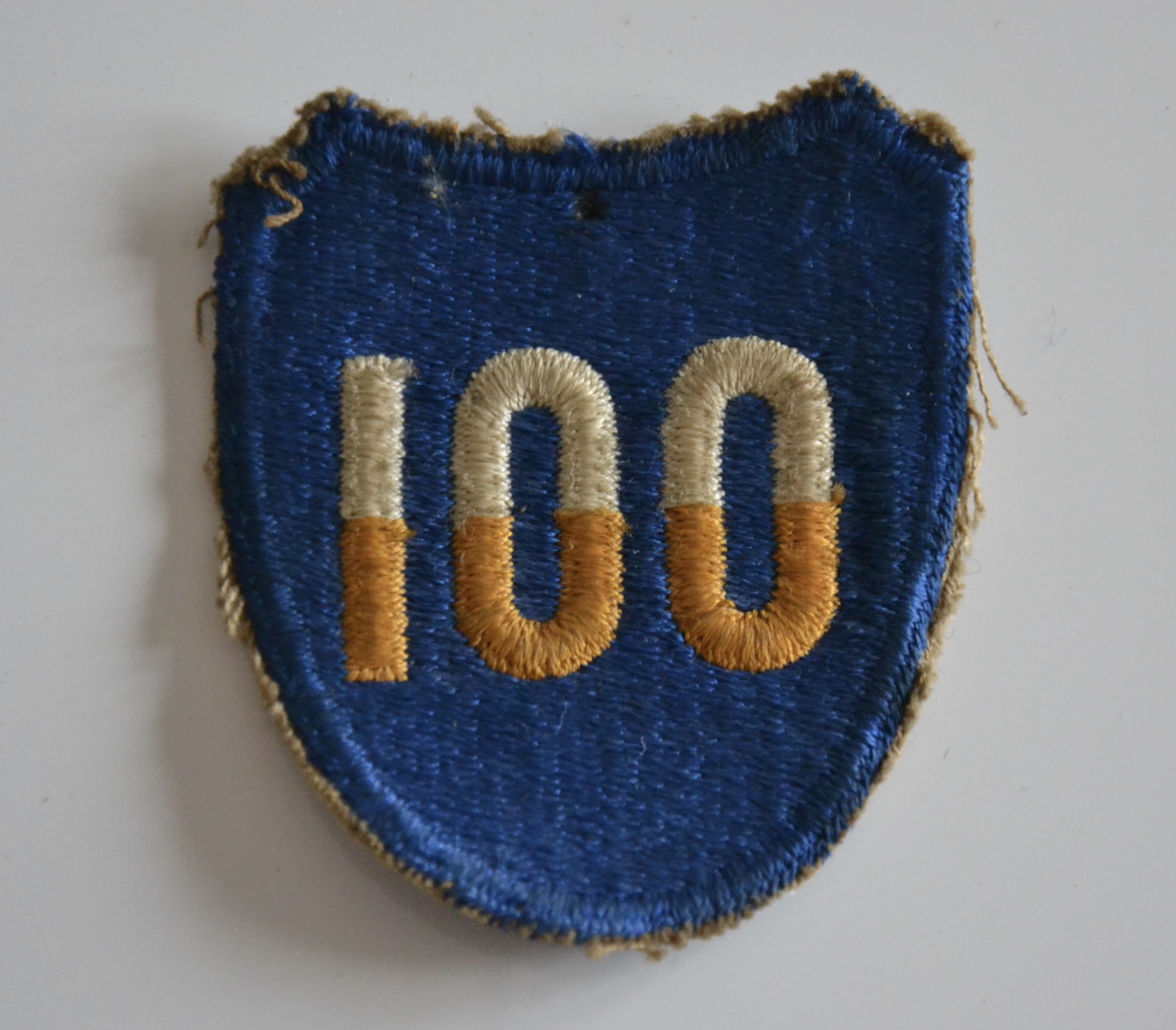 militaria : PATCH US 100TH  INFANTRY DIVISION FRANCE