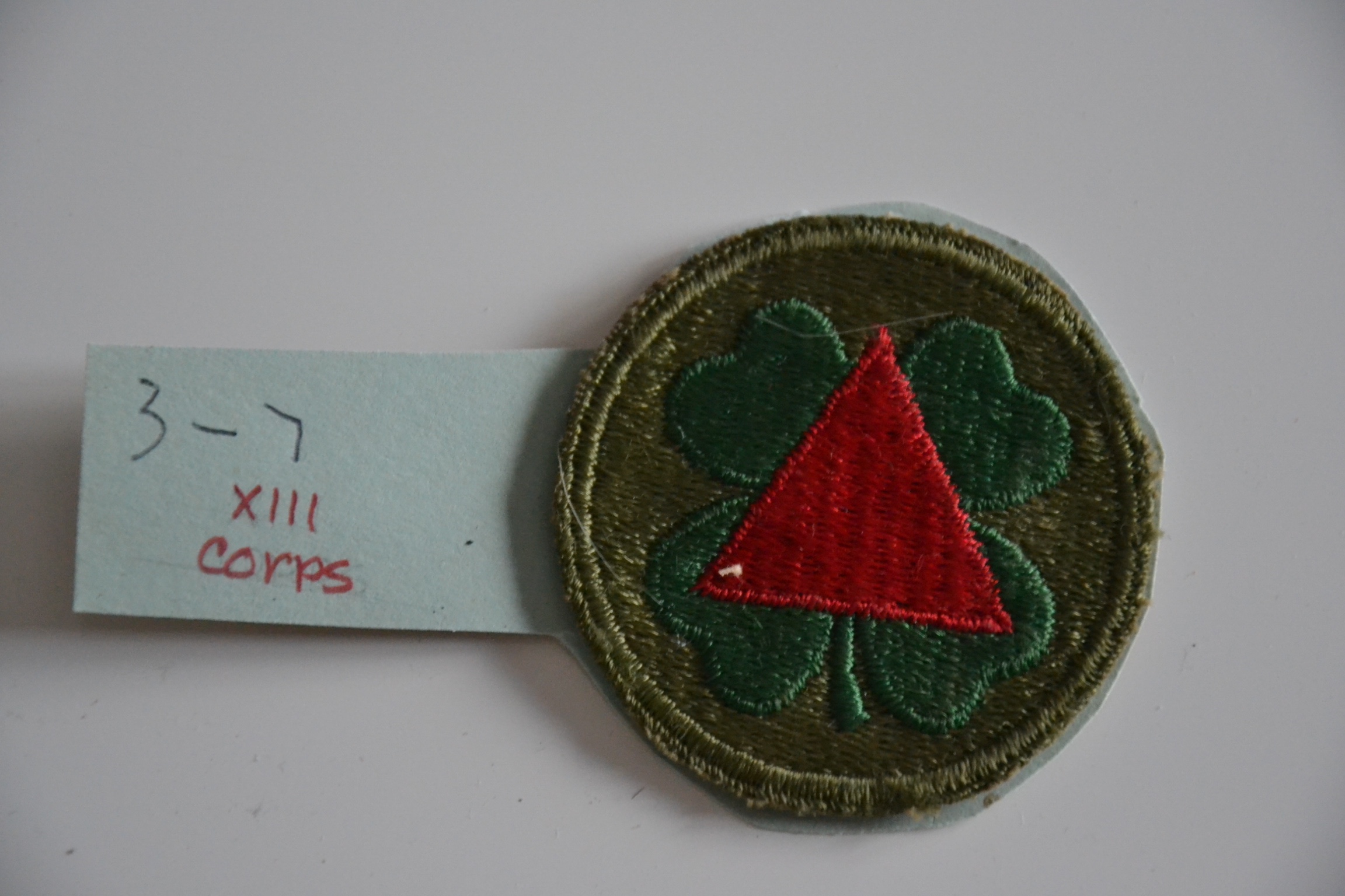 militaria : PATCH US 13 TH ARMY CORPS FRANCE