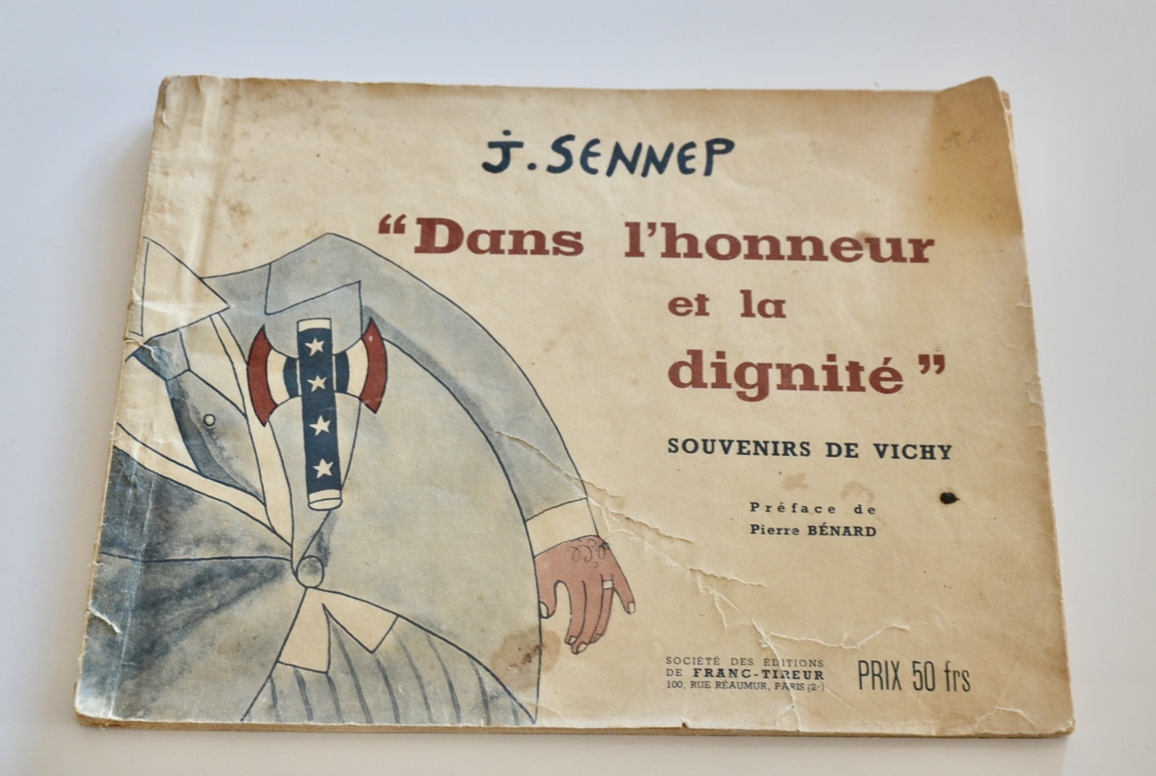 militaria : LIVRE BD J.SENNEP SOUVENIRS DE VICHY