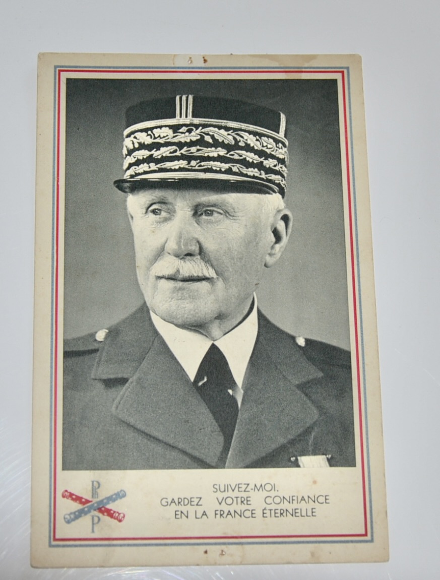 militaria : CARTE POSTALE MARÉCHAL P2TAIN COMITÉS