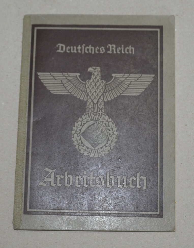 militaria : LIVRET ARBEITSBUCH 1940 JUSQUAND 1946