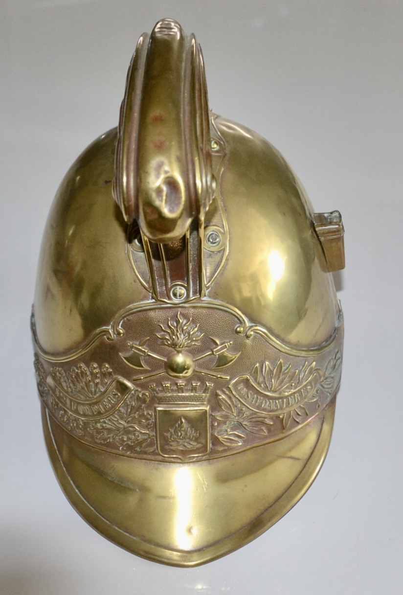 militaria : CASQUE POMPIERS MDLE 1855 DE SAVONNIERES