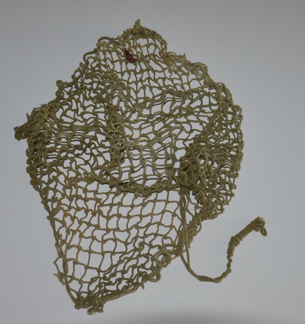 militaria : FILET CAMOUFLAGE POUR CASQUE US WW2