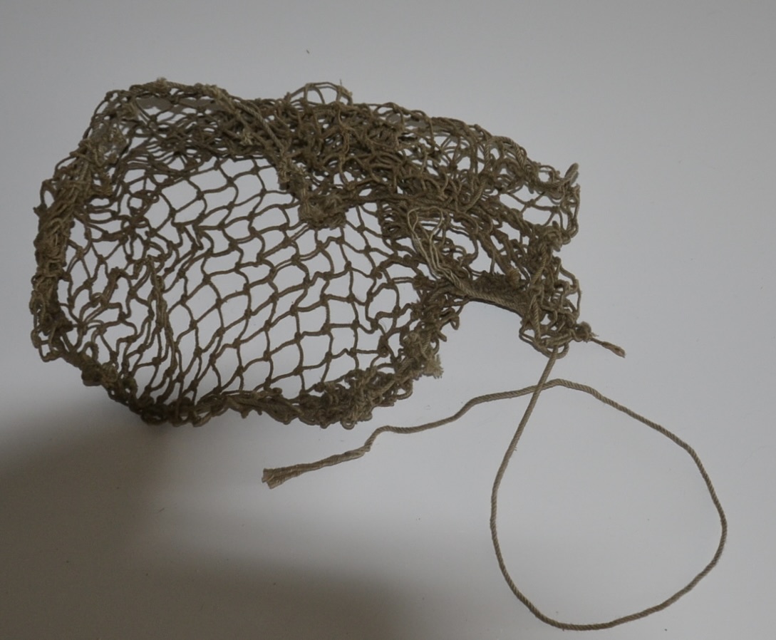 militaria : FILET CAMOUFLAGE CASQUE US WW2