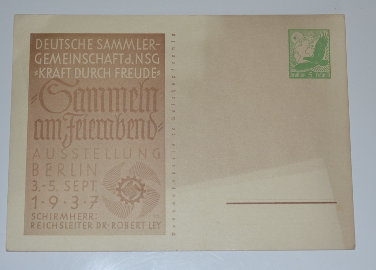 militaria : CARTE POSTALE DEUTSCHE SAMMLER 1937