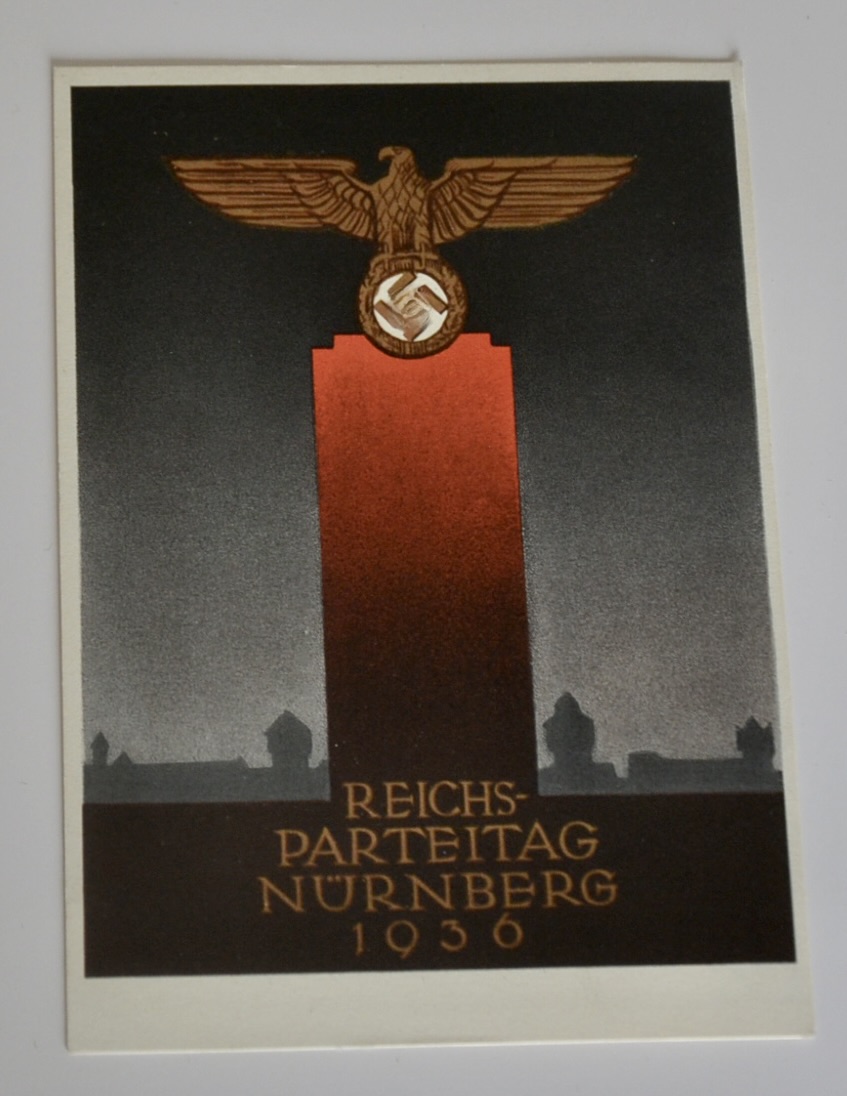 militaria : CARTE POSTALE REICHSPARTEITAG NURNBERG 1936