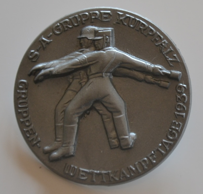 militaria : BADGE SA GRUPPE KURPFALZ WETTAMPFTAGE 1939