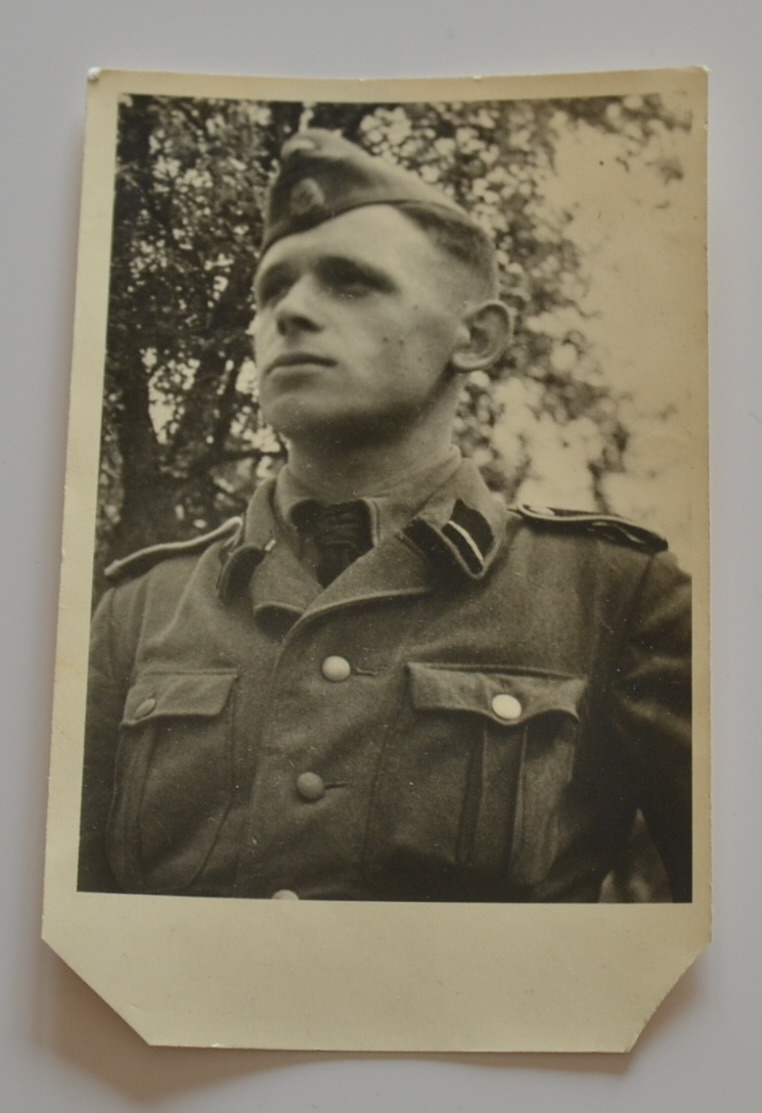 militaria : CARTE POSTALE D'UN SOLDAT DE LA SS 1943