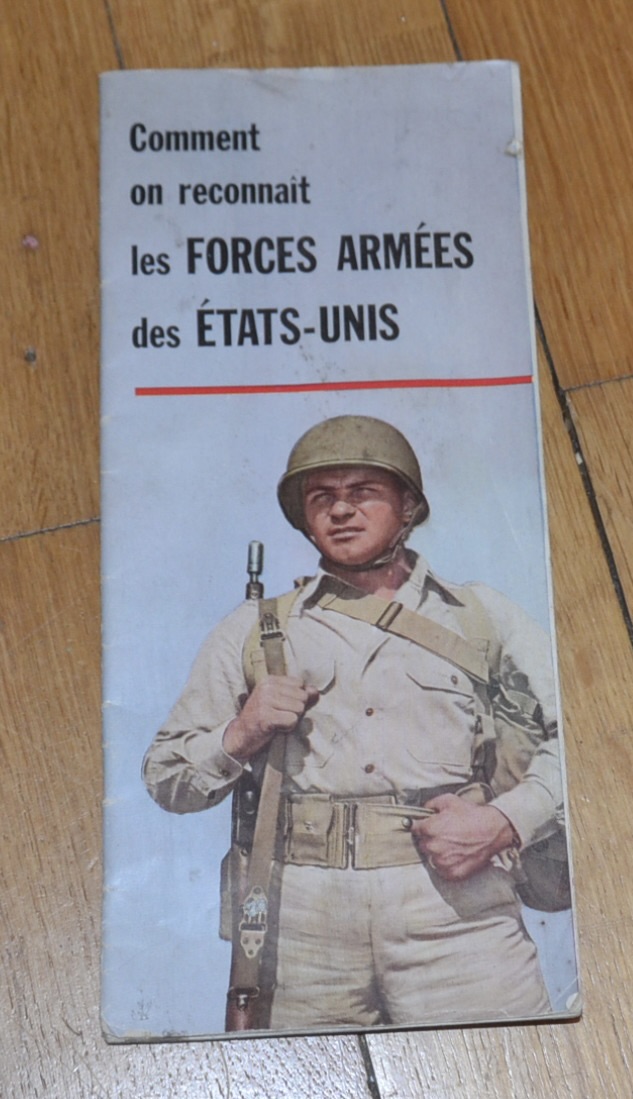 militaria : LIVRET SUR LES FORCES ARMÉES US