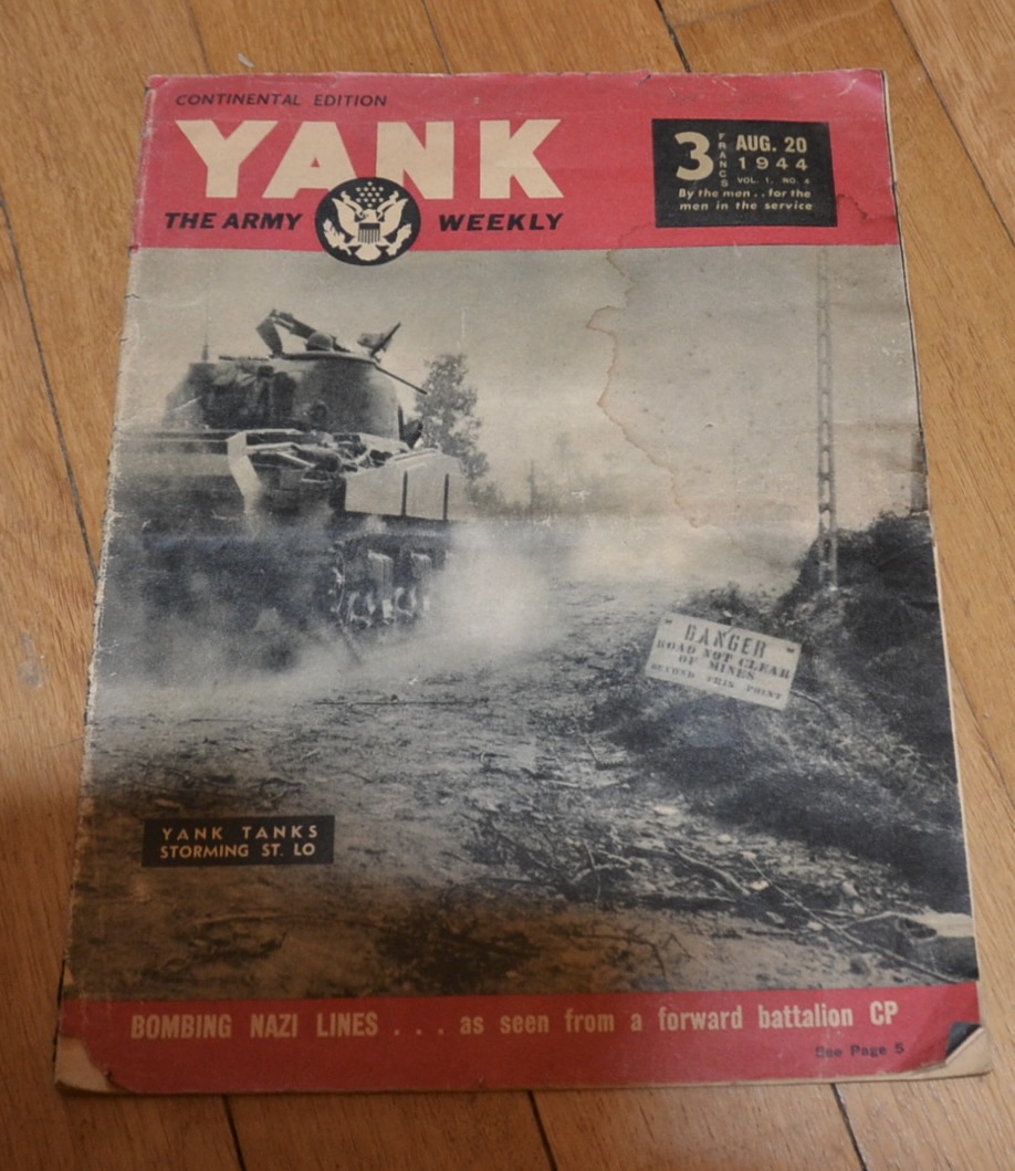 militaria : REVUE YANK THE ARMY WEEKLY 20/08/1944