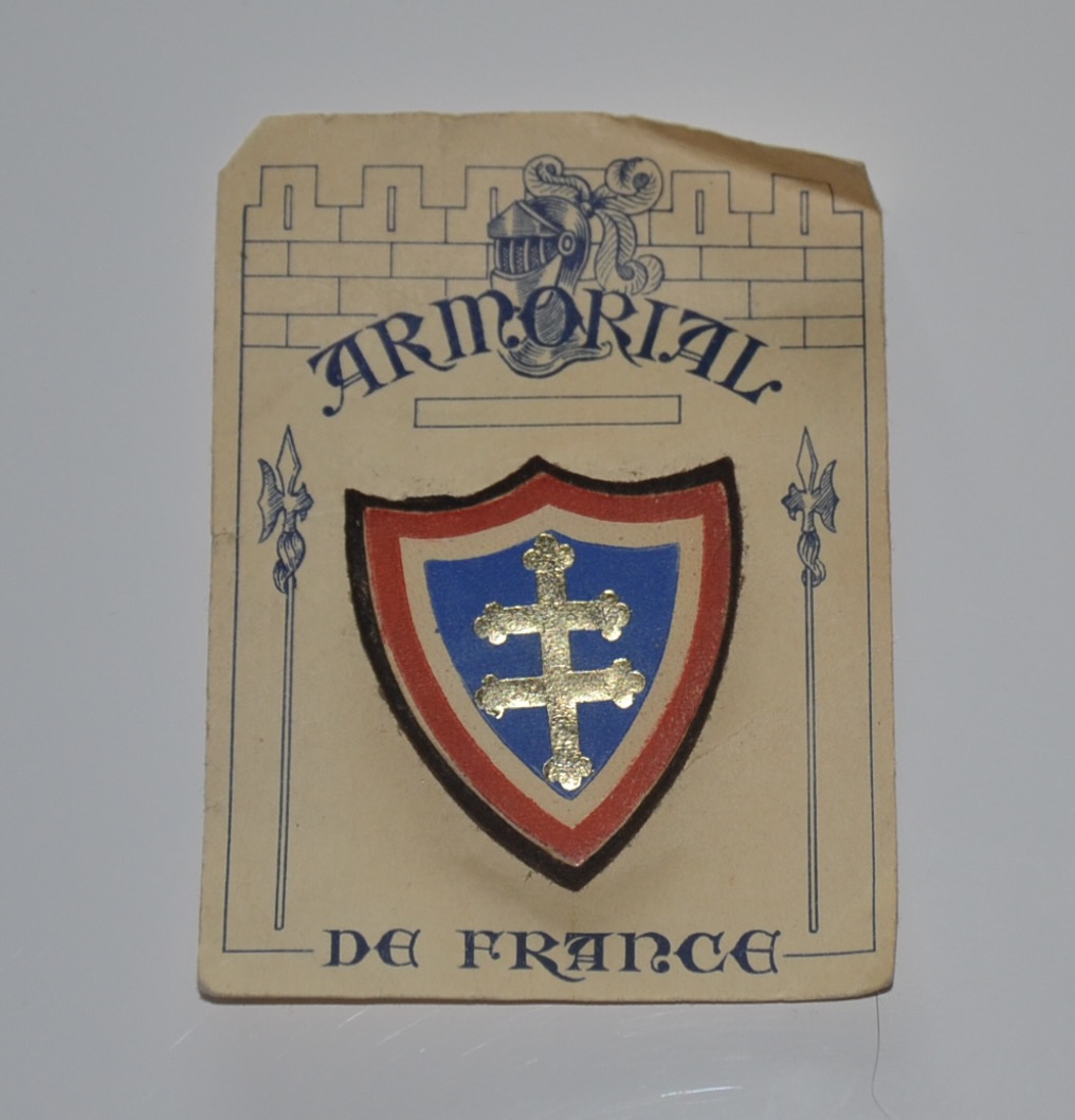 militaria : ÉCUSSON LIBÉRATION SUR POCHETTE