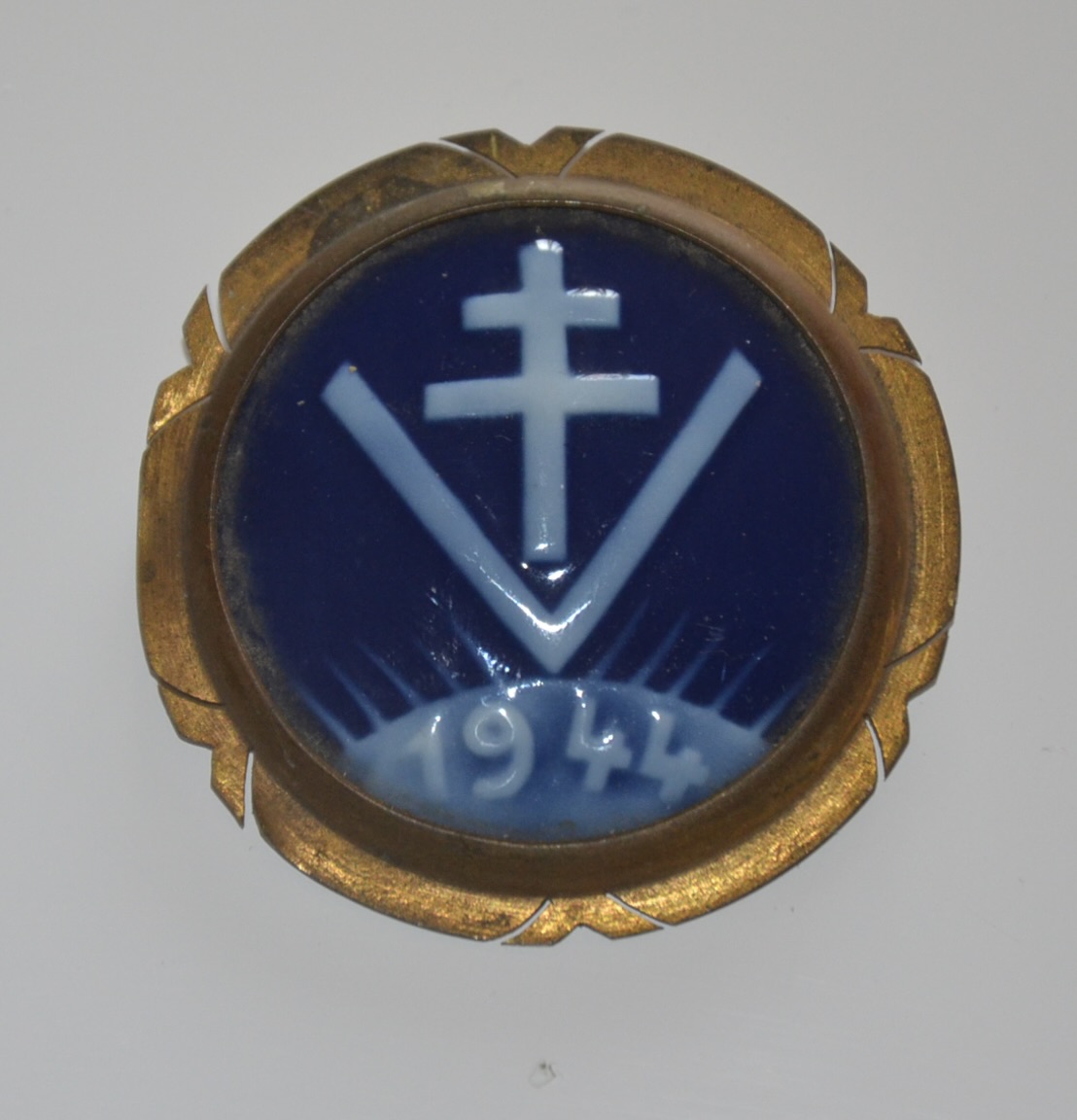militaria : BROCHE LIBÉRATION FFI 1944 CAMÉE