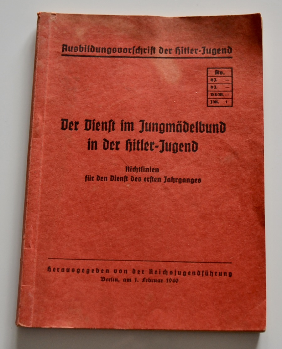 militaria : LIVRE JUNGMADELBUND IN DER HJ 1940