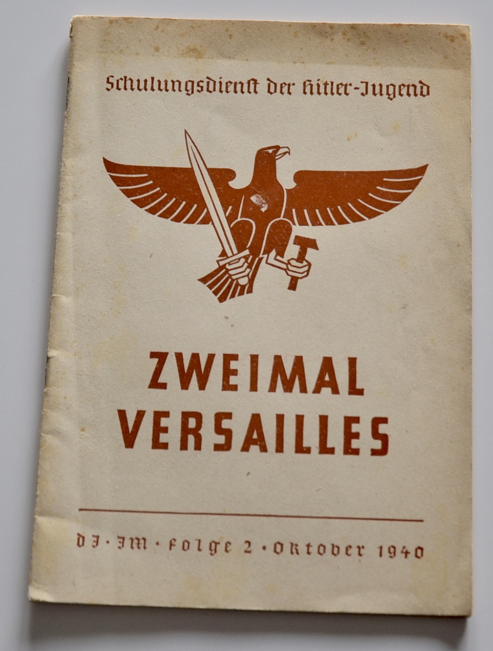 militaria : LIVRE HJ ZWEIMAL VERSAILLES 1940