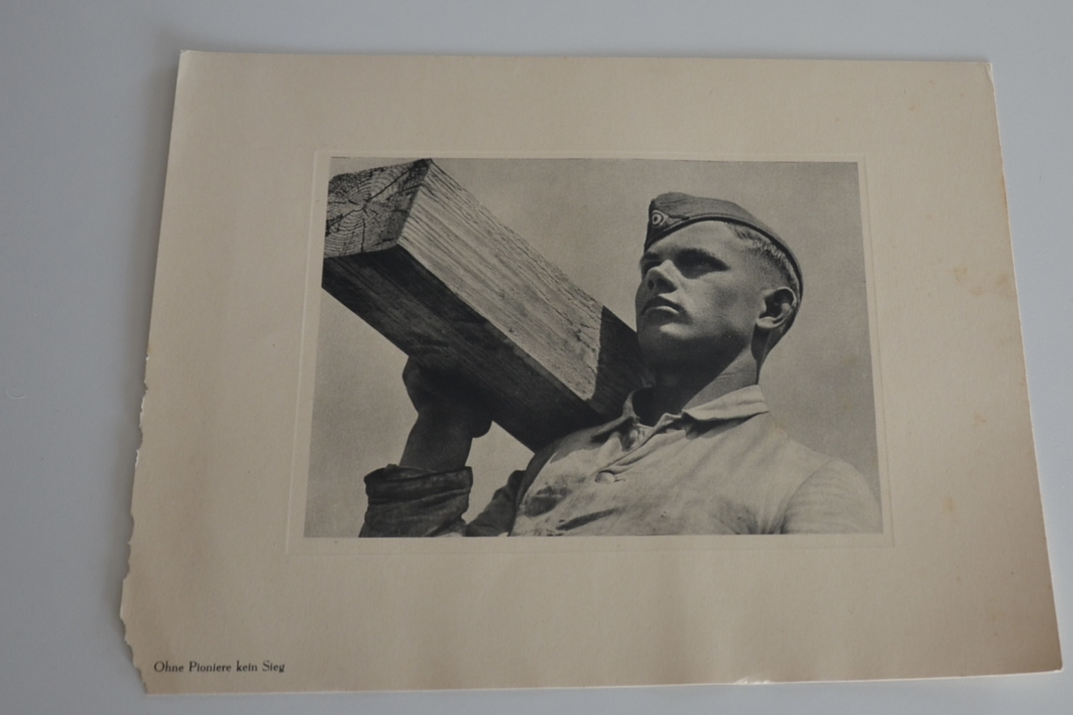 militaria : LITHOGRAPHIE SOLDAT PIONNIER