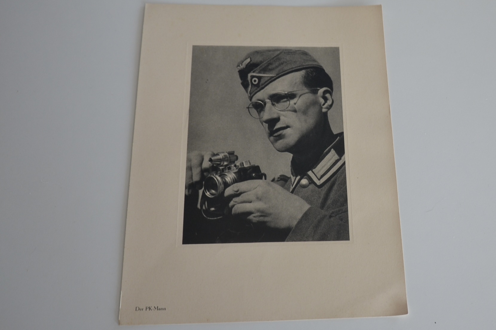 militaria : LITHOGRAPHIE PHOTOGRAPHE ARMÉE ALLEMANDE