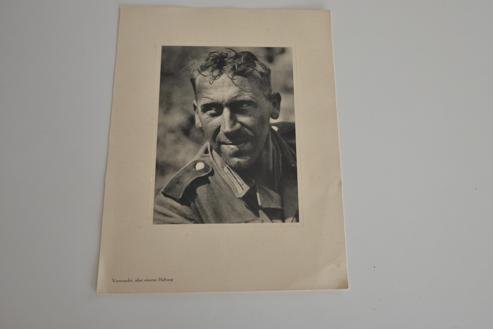 militaria : LITHOGRAPHIE SOLDAT BLESSÉ