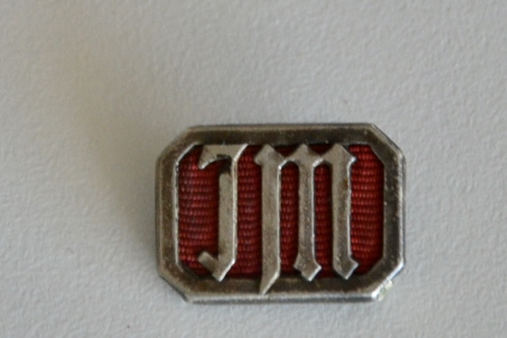 militaria : RARE INSIGNE JM JUNGMADEL NUMÉROTÉ