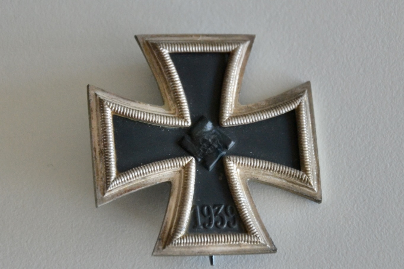 militaria : CROIX DE FER 1939 1ÈRE CLASSE ARGENTÉE