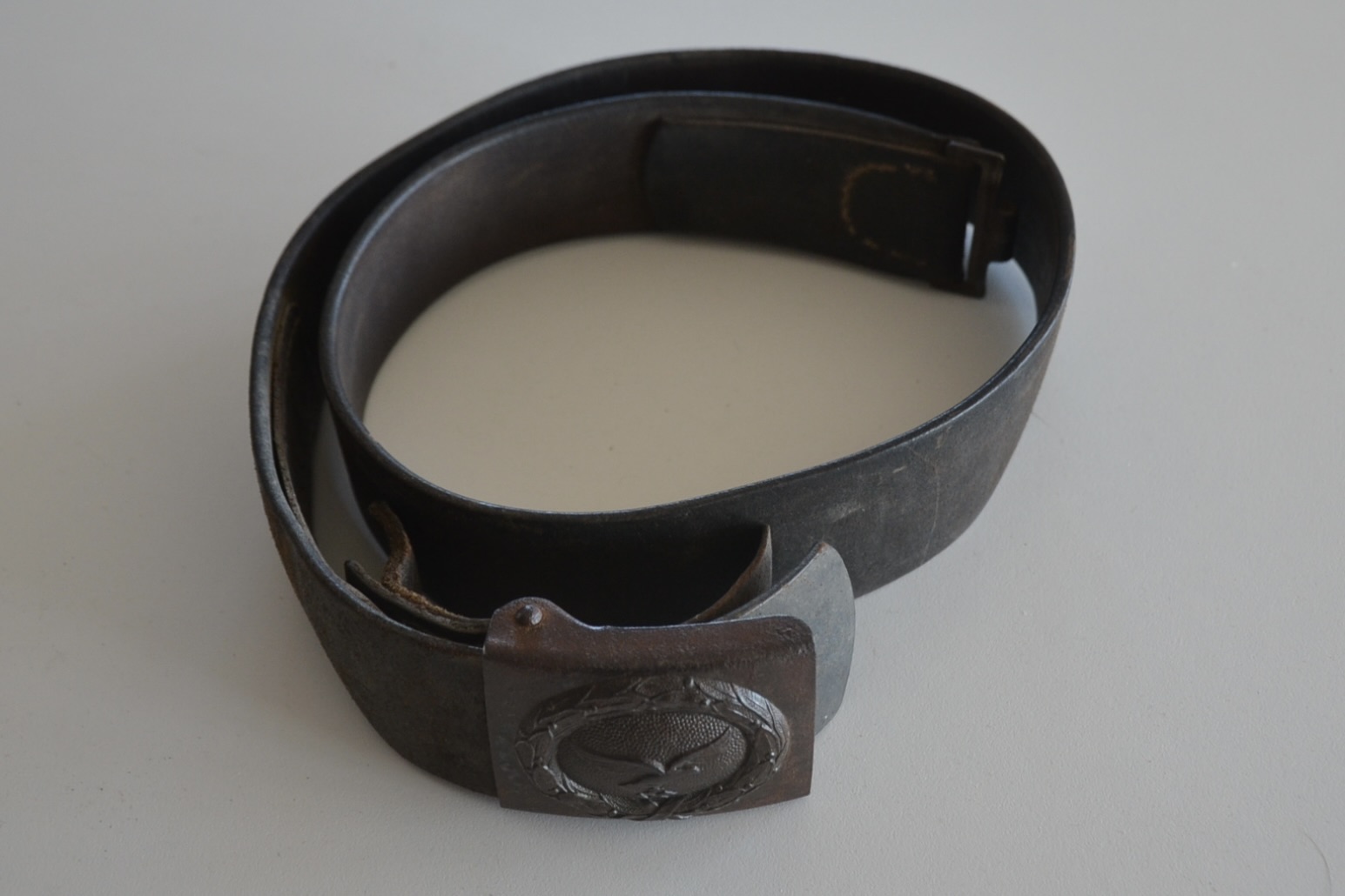 militaria : CEINTURON DE LA LUFTWAFFE ALSACIEN COLAMR