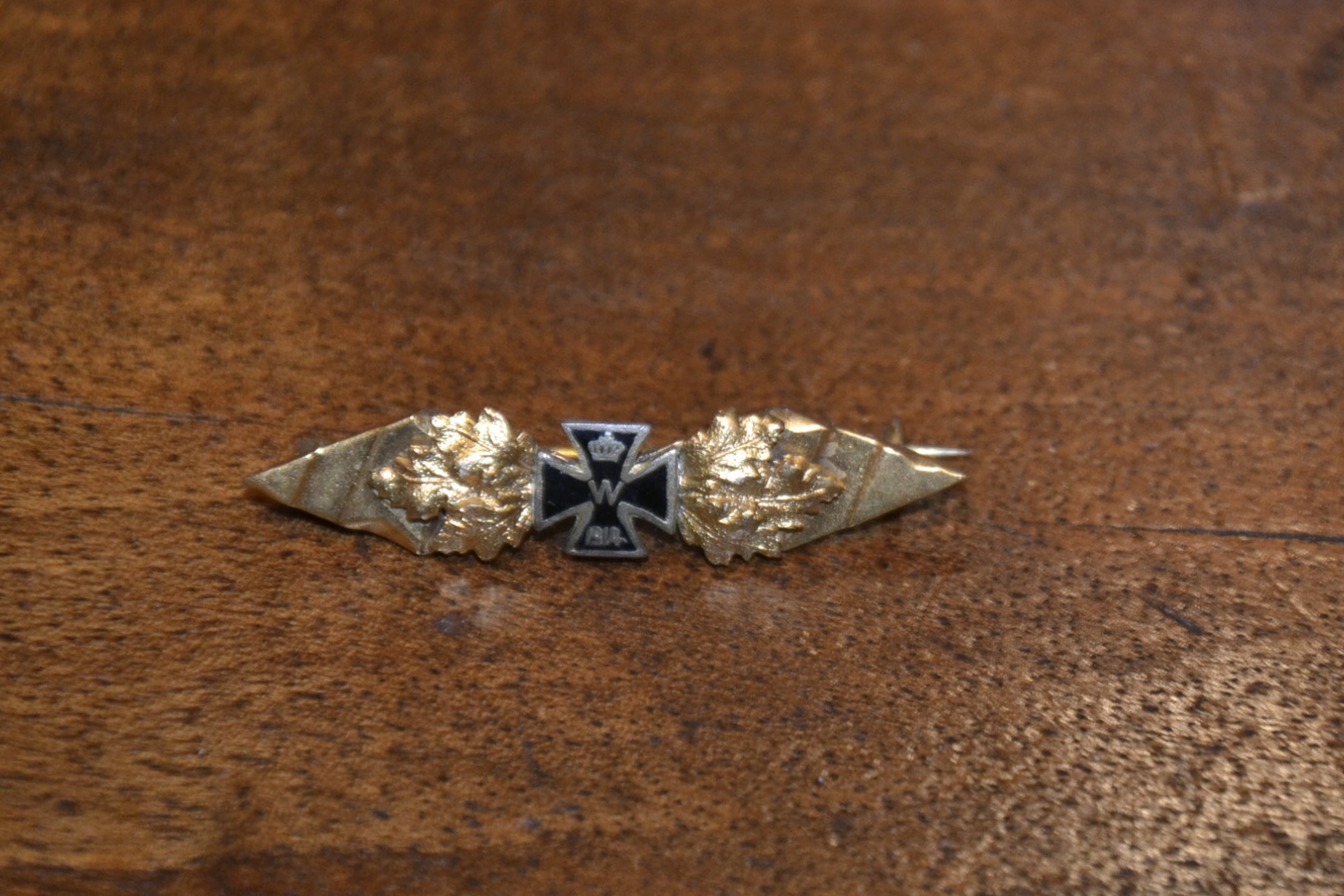 militaria : BROCHE PATRIOTIQUE ALLEMANDE 1918