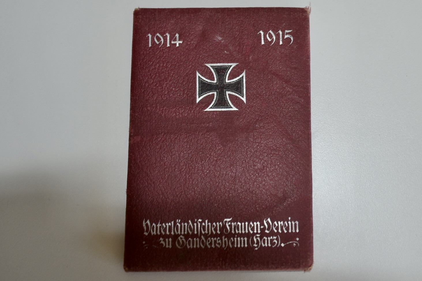 militaria : PORTE BILLETS MILITAIRE ALLEMAND 1914/15 ROUGE