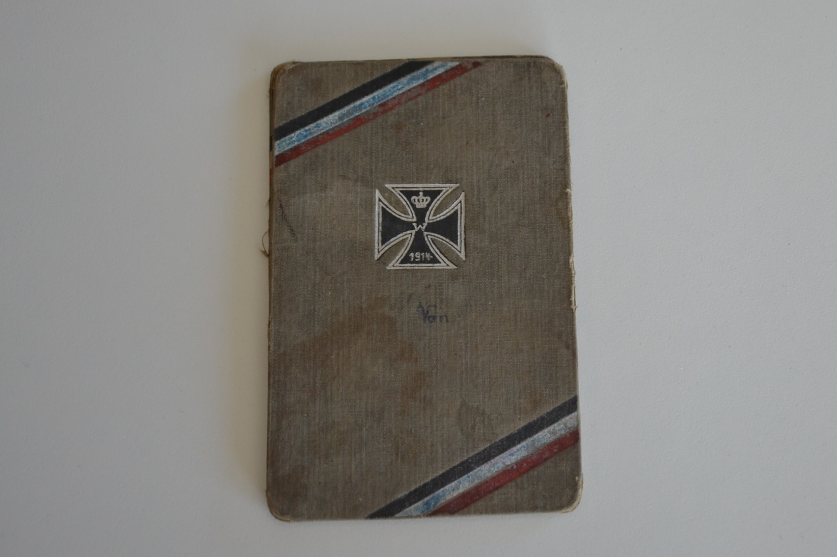 militaria : PORTE BILLETS MILITAIRE ALLEMAND 1914/15 PATRIOTIQUE