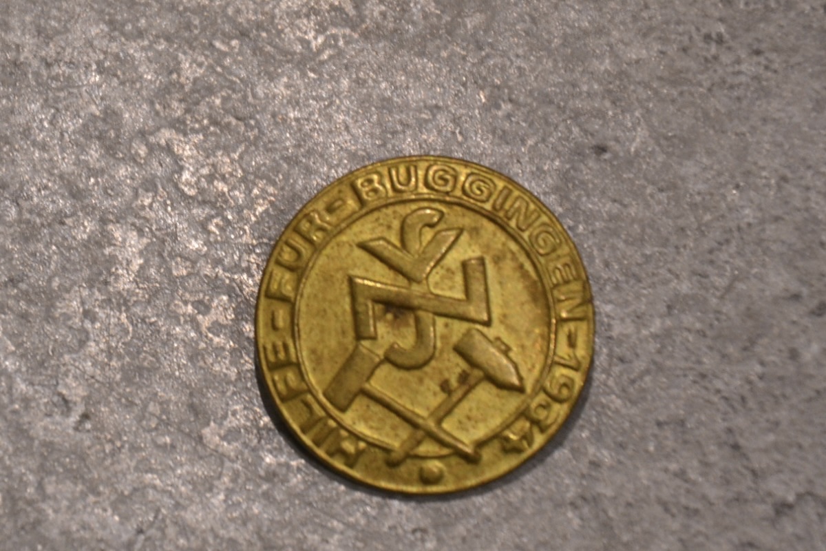 militaria : BADGE HILFE FUR BUDDINGEN 1934