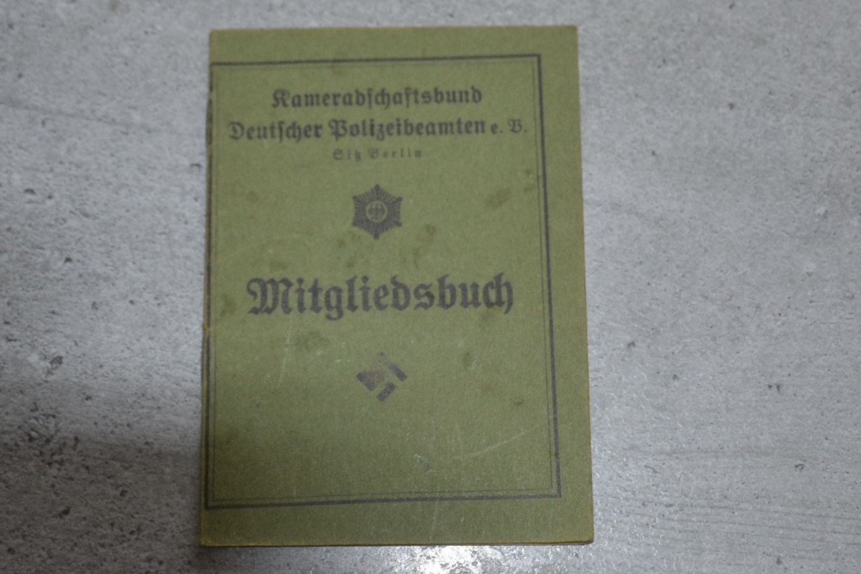 militaria : LIVRET ADHERANT POLIZEI 1934