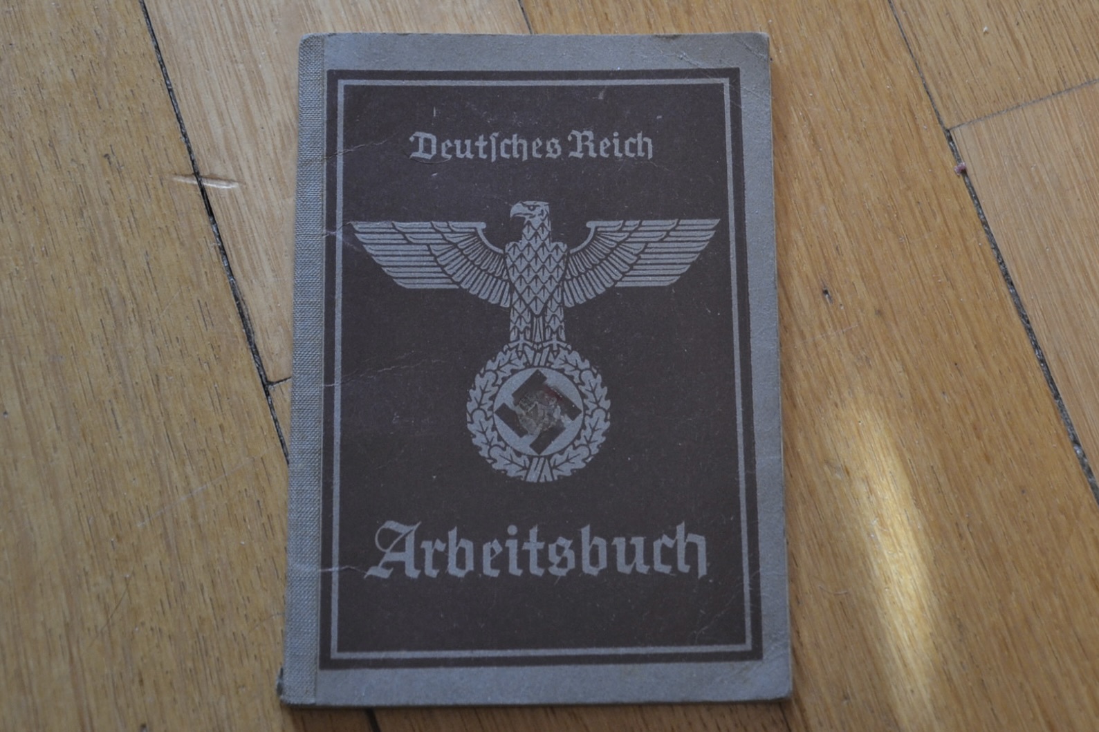 militaria : ARBEITSBUCH ALSACIEN MULHOUSE 1941