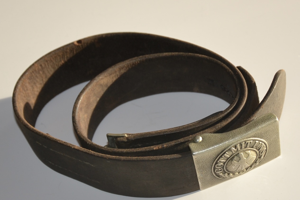 militaria : CEINTURON REICHSWEHR RÉGIMENTÉ