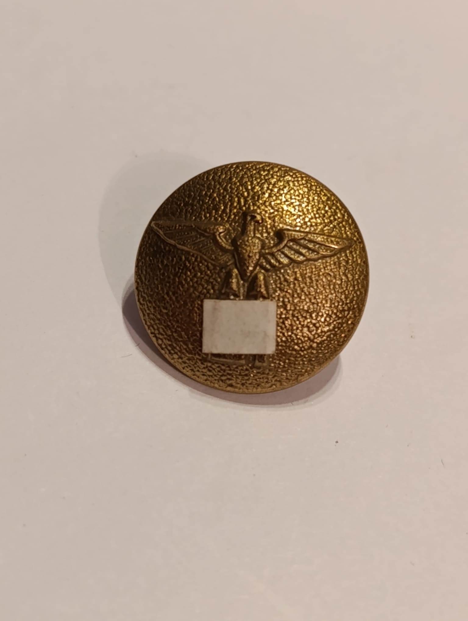 militaria : BOUTON PL DORÉE MINT ALSACIEN