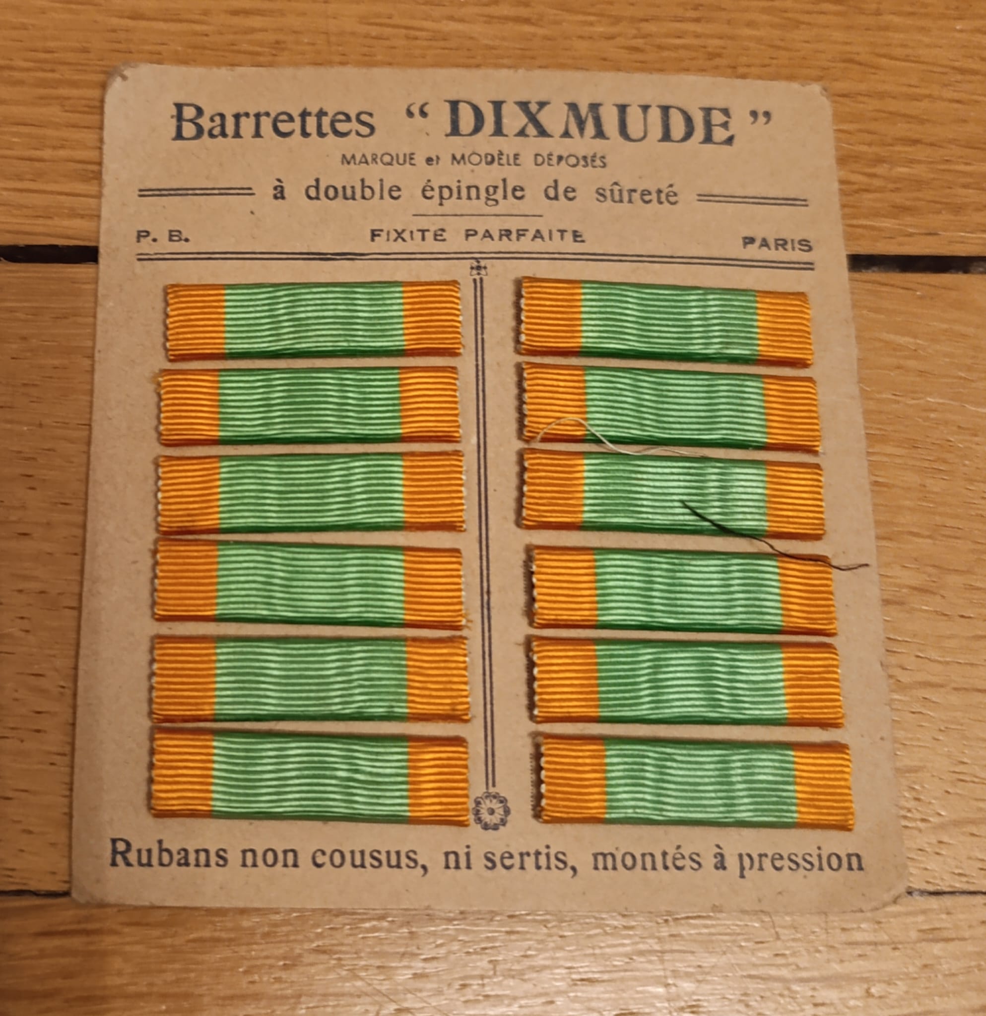 militaria : PLAQUETTE BARRETTES ORDRE DU DRAGON D'ANNAM  1914/18