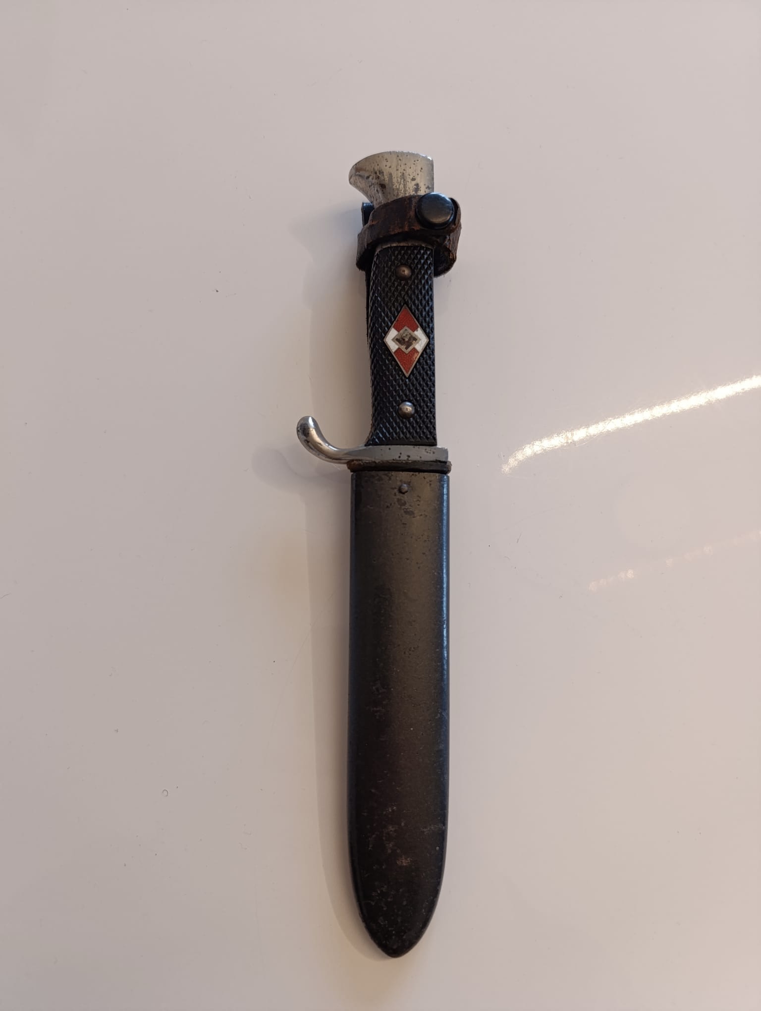 militaria : COUTEAU HJ DE TRANSITION FABRICANT M7/66 DATE 38