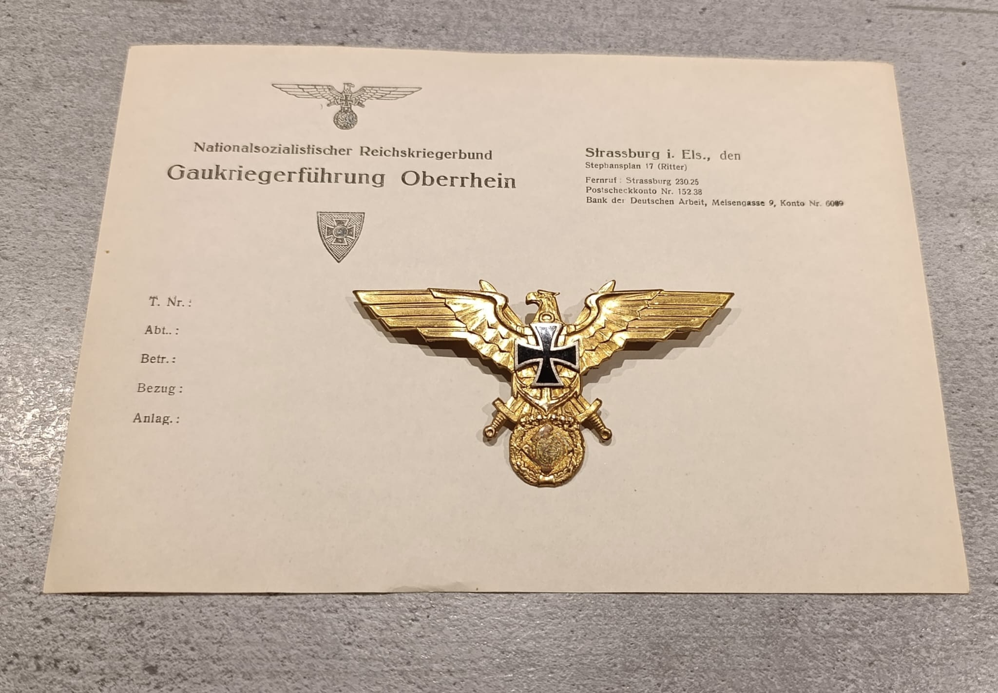 militaria : GROUPING KRIEGSMARINE ALSACE