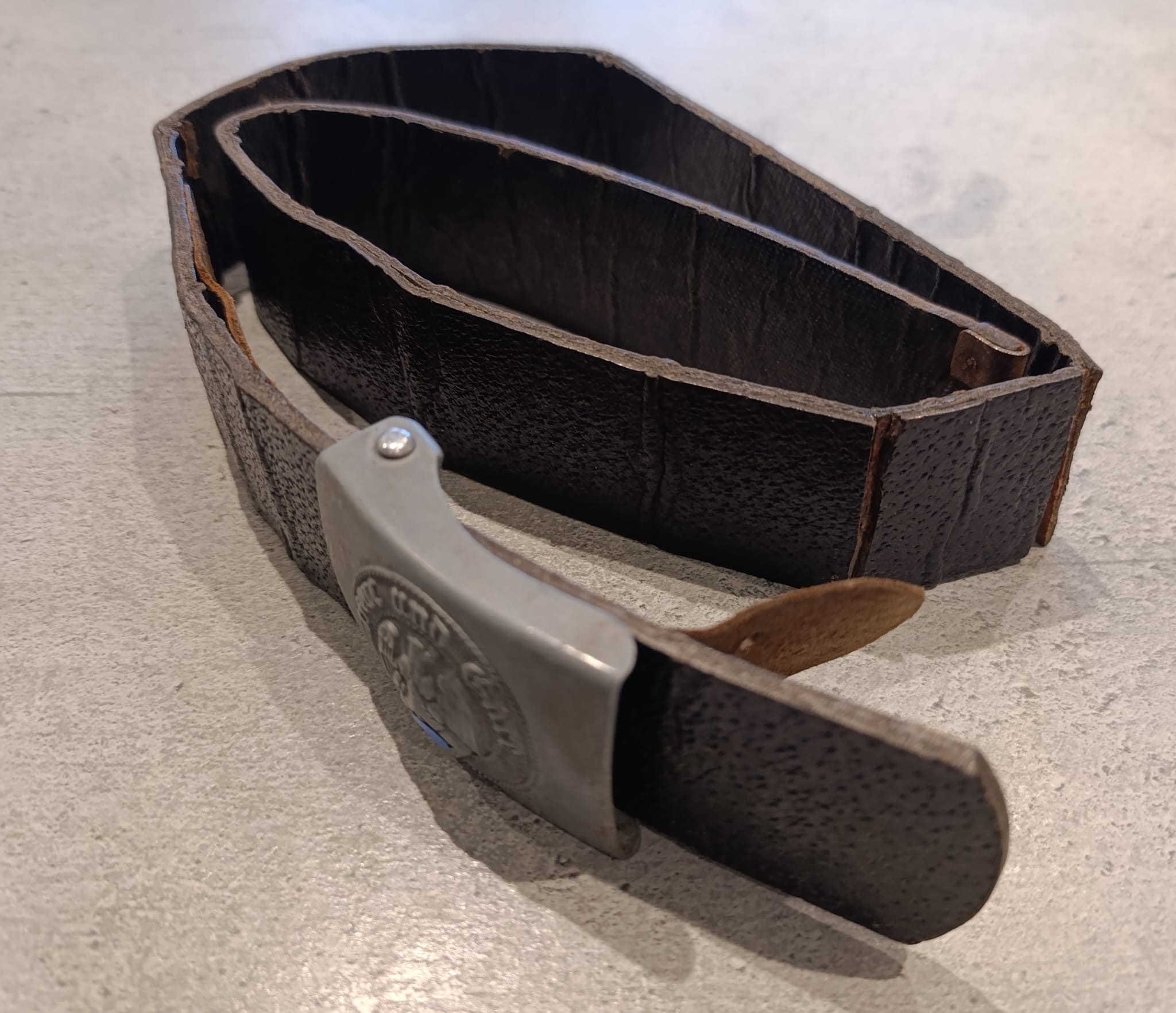 militaria : CEINTURON HJ ERSATZ ALSACIEN COLMAR