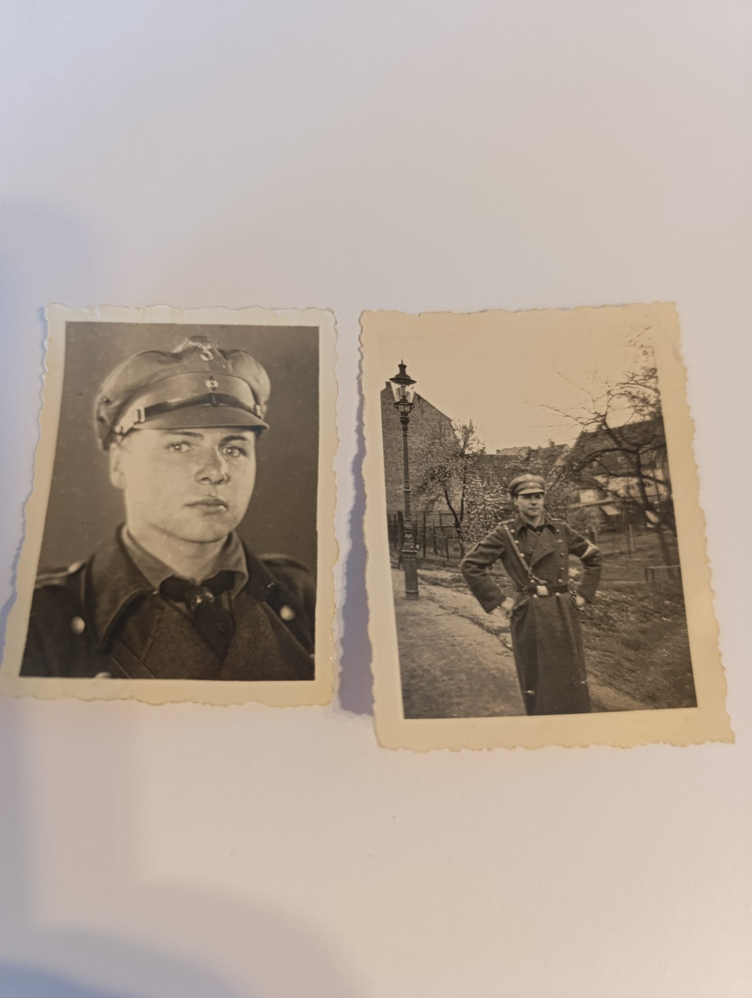 militaria : 2 PHOTOS D'UN CADRE HJ 1935/36