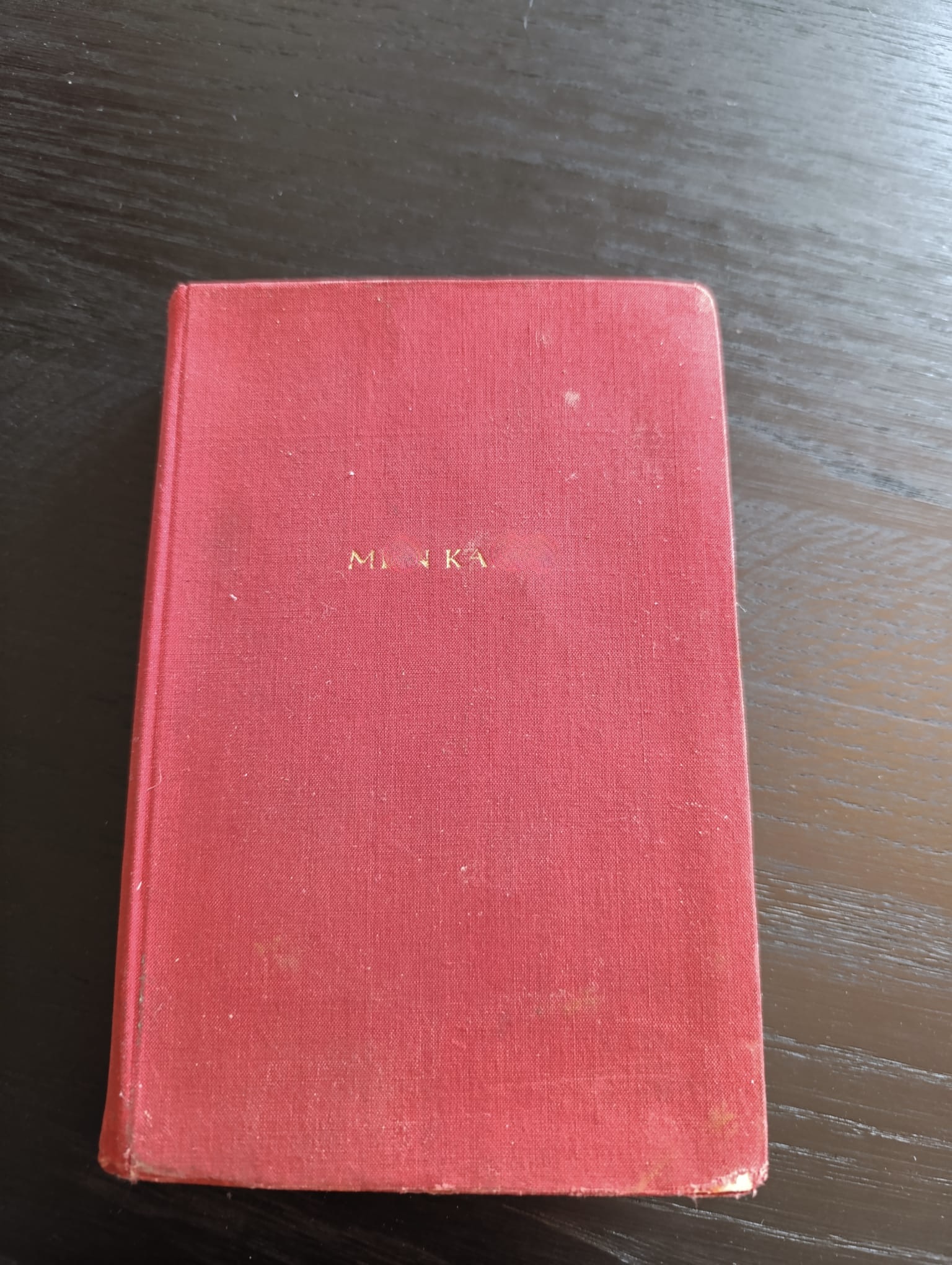 militaria : MK ROUGE ET DÉDICACÉ DATÉ 1940